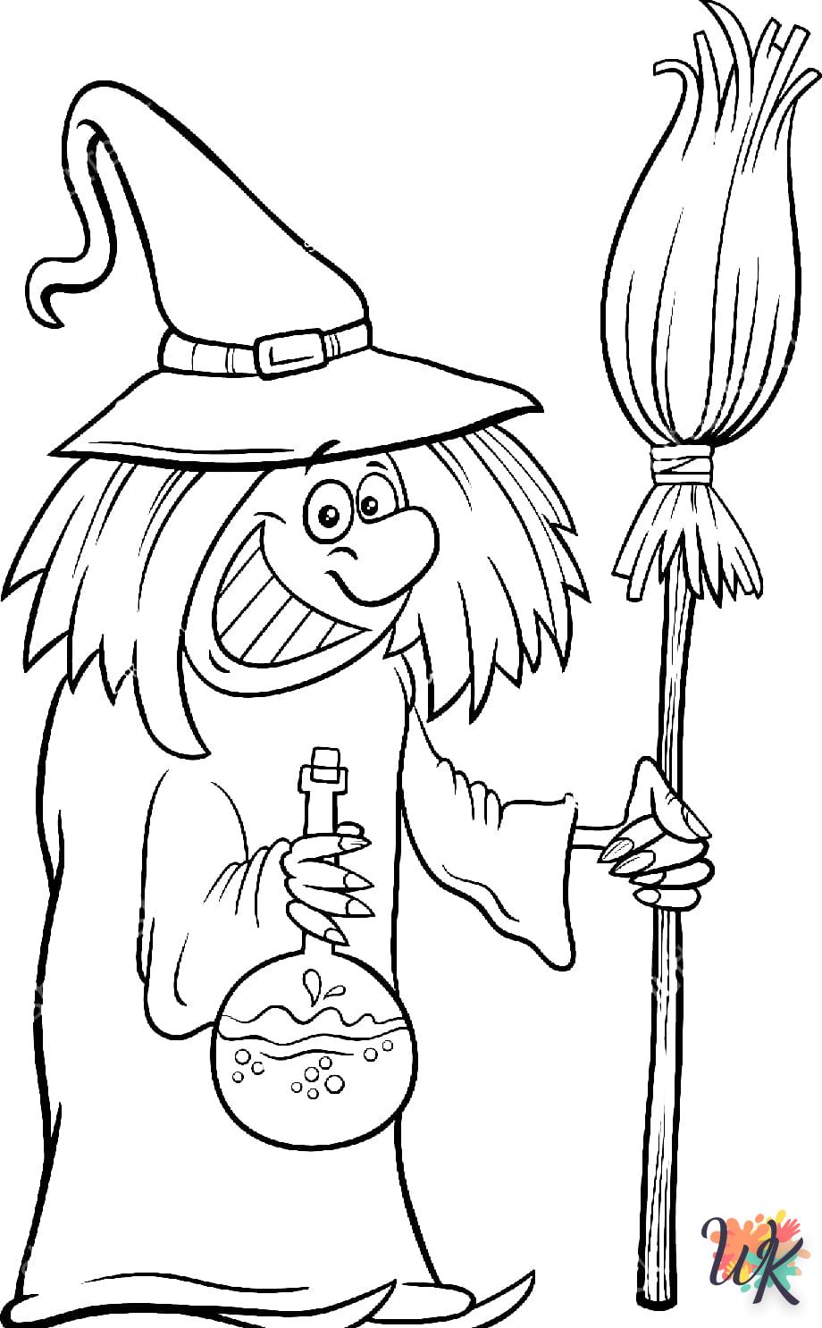 Strega 44 Disegni da Colorare Strega 42